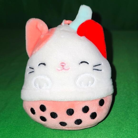 Squishmallows Roxy the Boba Cat Clip 3 1/2" NWT 2023 - Picture 1 of 6
